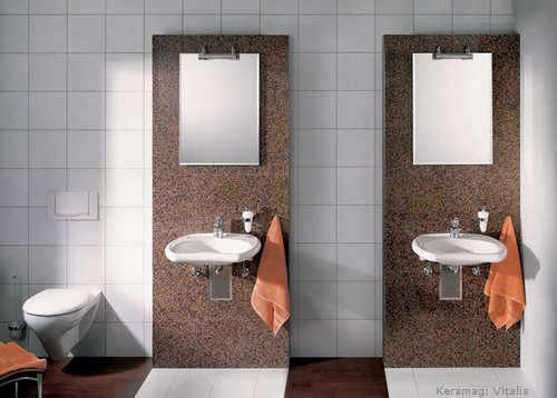 Funktionalität und schickes Design ist im Bad für Senioren kein Widerspruch mehr.(Serie Vitalis/Keramag) Funktionalität und schickes Design ist im Bad für Senioren kein Widerspruch mehr.(Serie Vitalis/Keramag)